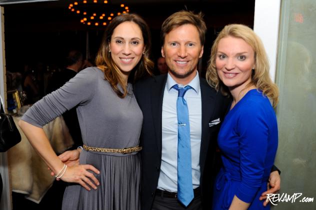 Washingtonian Fashion Editor Jill Hudson Neal, Ann Taylor PR Director Andrew Taylor, and Vital Voices Global Partnership President and CEO Alyse Nelson.